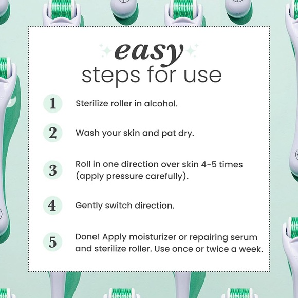 Derma Roller Microneedling Roller for Face - Includes Free Storage Case - Picture 3 of 4